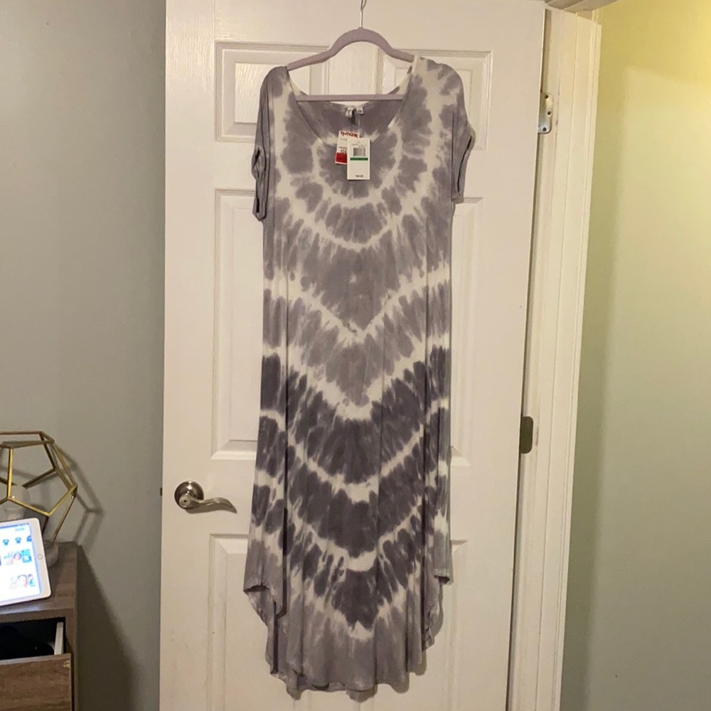 Cable and Gauge Tie Dye Maxi Dress